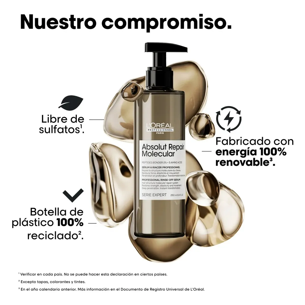 LOREAL PROFESSIONNEL - Tratamiento Loreal Absolut Repair Molecular 250ml