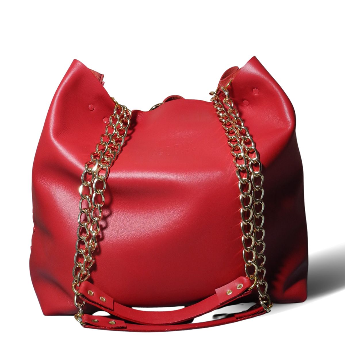 JARDIN DEL ESTE - Cartera de cuero Rojo Amapola MIDI