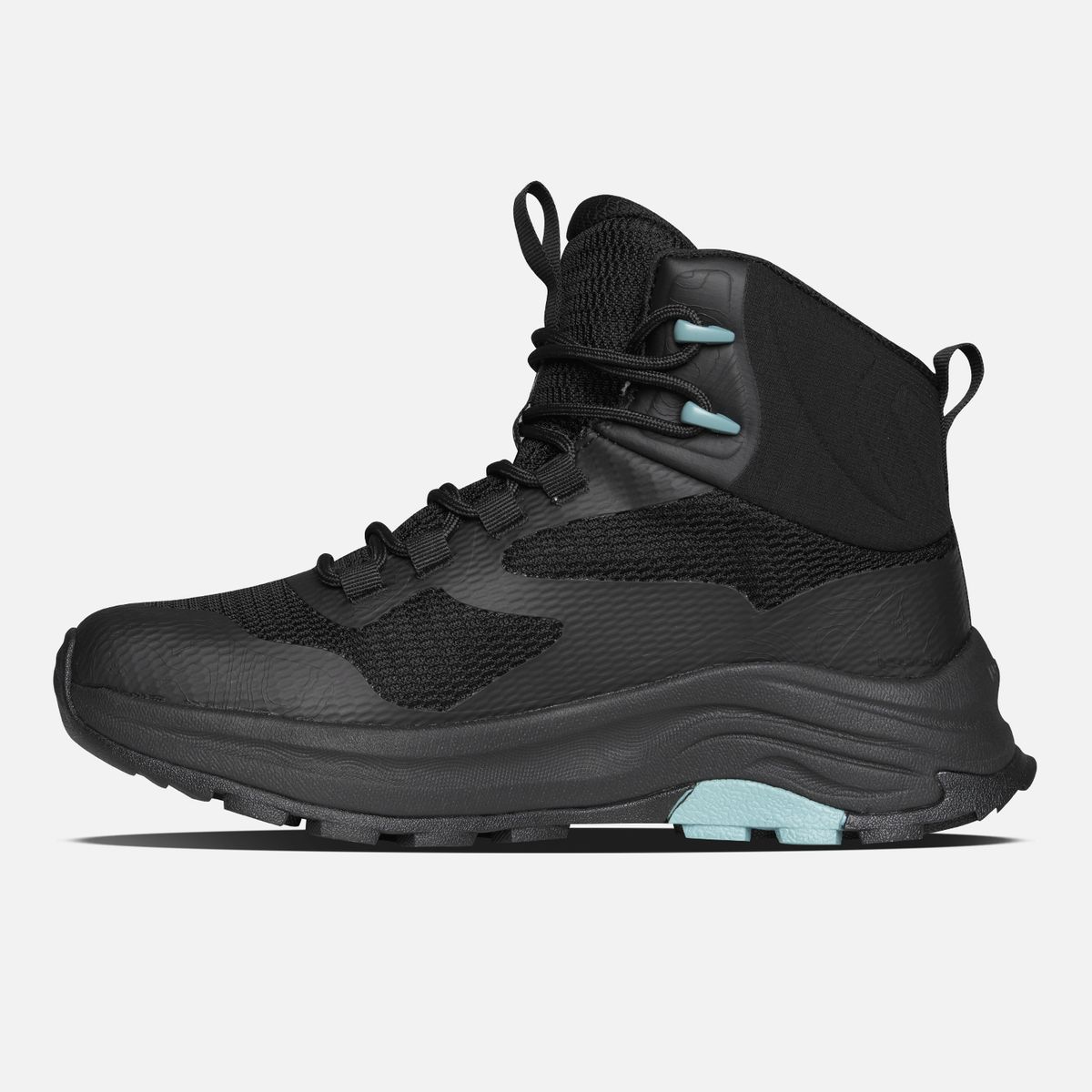 HAKA HONU - Zapatilla Mujer Huillin Alto Negro Haka Honu