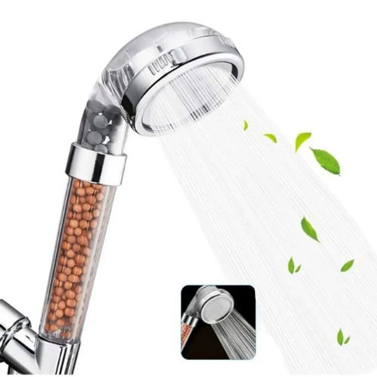 GENERICO - Eco Ducha Spa Cabezal Para Ducha Telefono Mango Filtrador