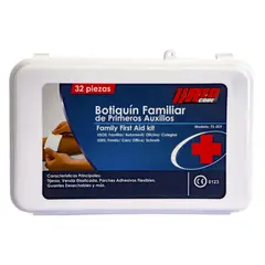 GENERICO - Botiquín Equipado para 10 Personas – Maleta de Emergencia para Auto, Camping y Hogar