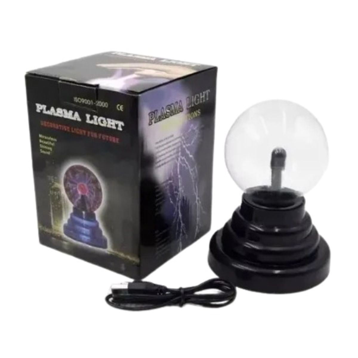 GENERICO - Lámpara Tesla Plasma Interactiva Sensible Tacto