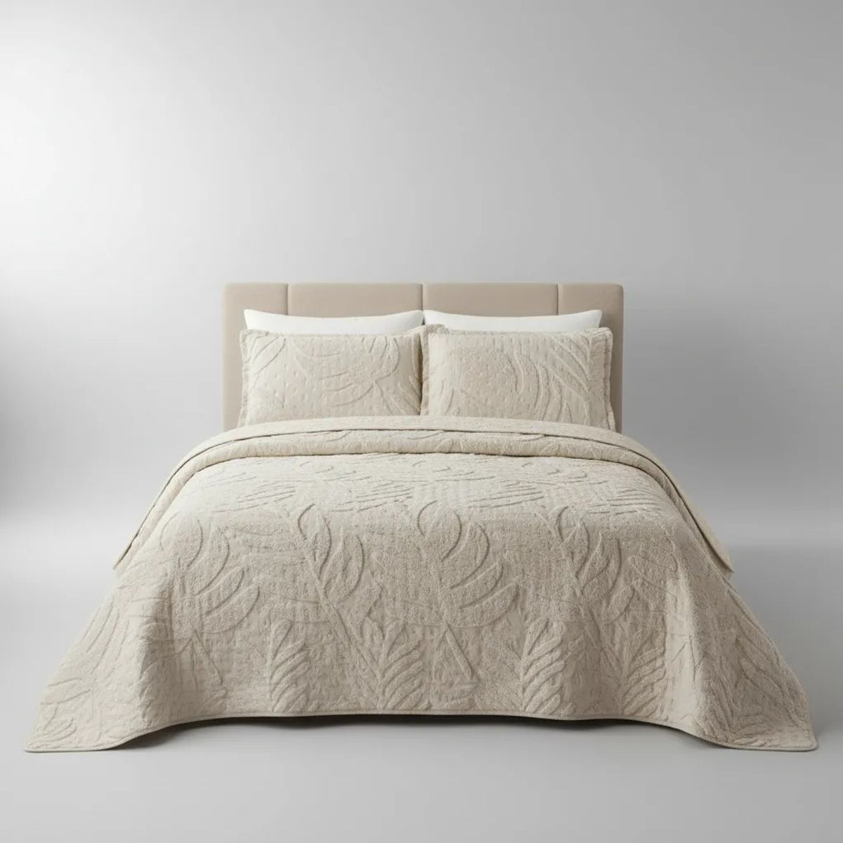 GENERICO - CUBRECAMA TUFTING 2 PLAZA DE VERANO MODERNO ELEGANTE SERIE 3 TF