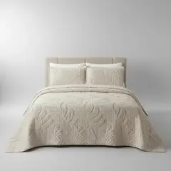 GENERICO - CUBRECAMA TUFTING 2 PLAZA DE VERANO MODERNO ELEGANTE SERIE 3 TF