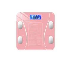 GENERICO - Balanza Bascula Corporal Digital Cristal Pantalla Lcd Color Gris