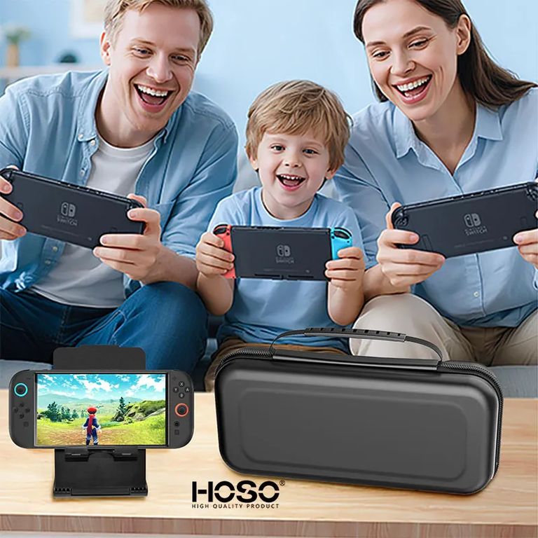 GENERICO Estuche 21 En 1 Para Nintendo Switch2 Con Carcasa Protectora Color Negro