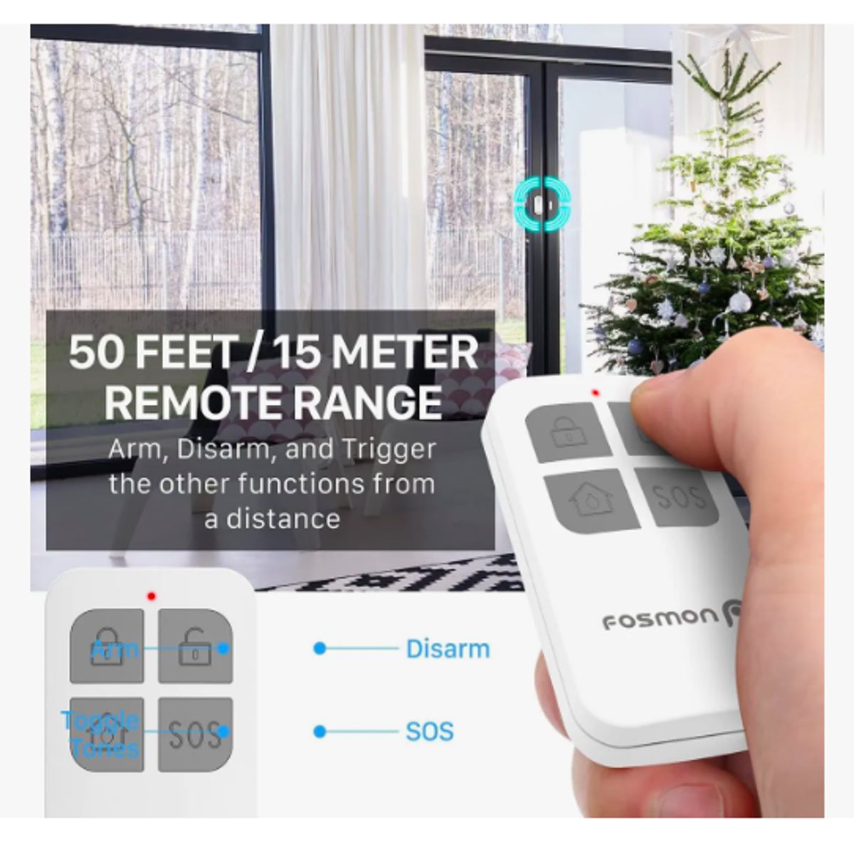 GENERICO - Alarma Casa Puerta Ventana Con Control Remoto