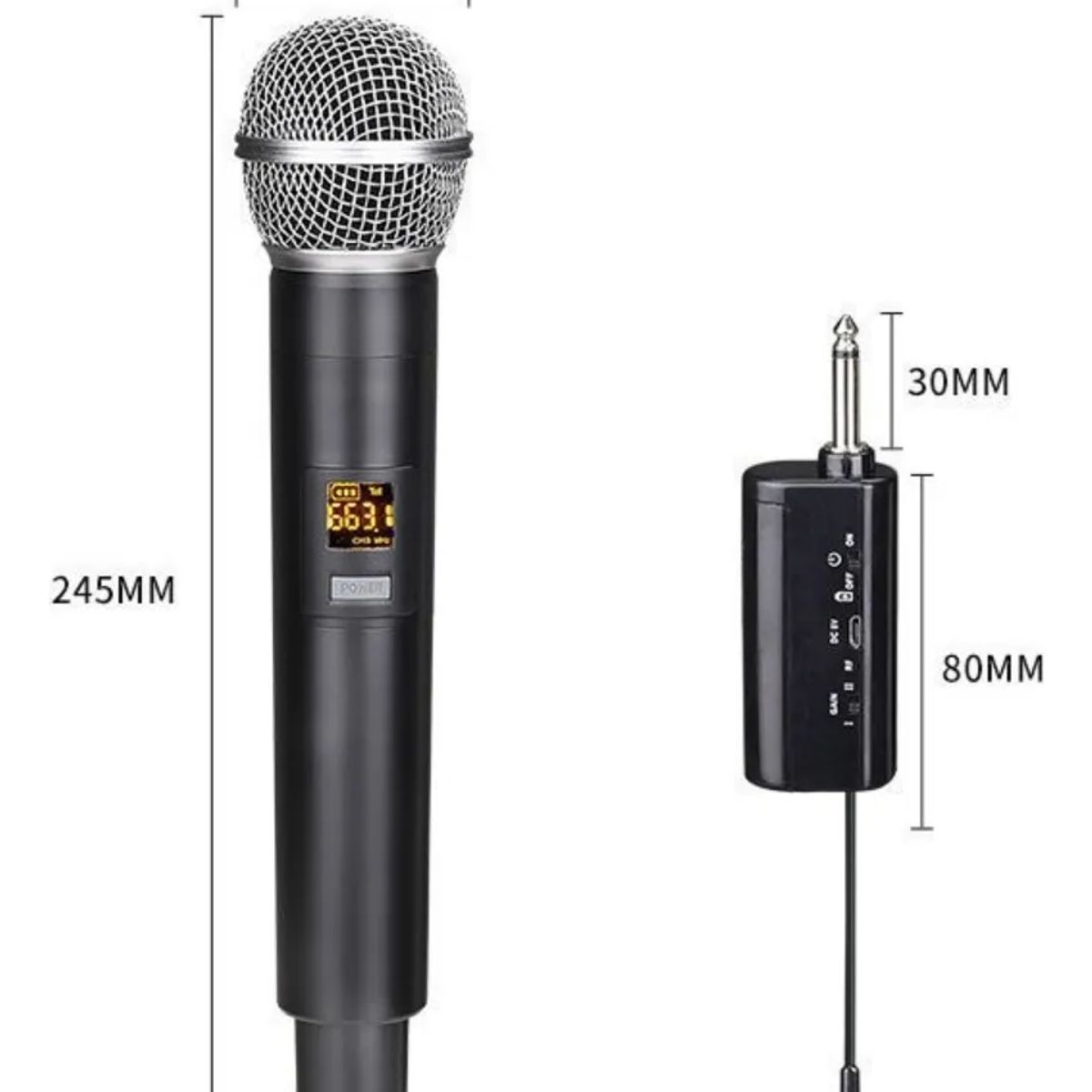 GENERICO - 24g Micrófono Inalámbrico Profesional Para Karaoke Al Aire