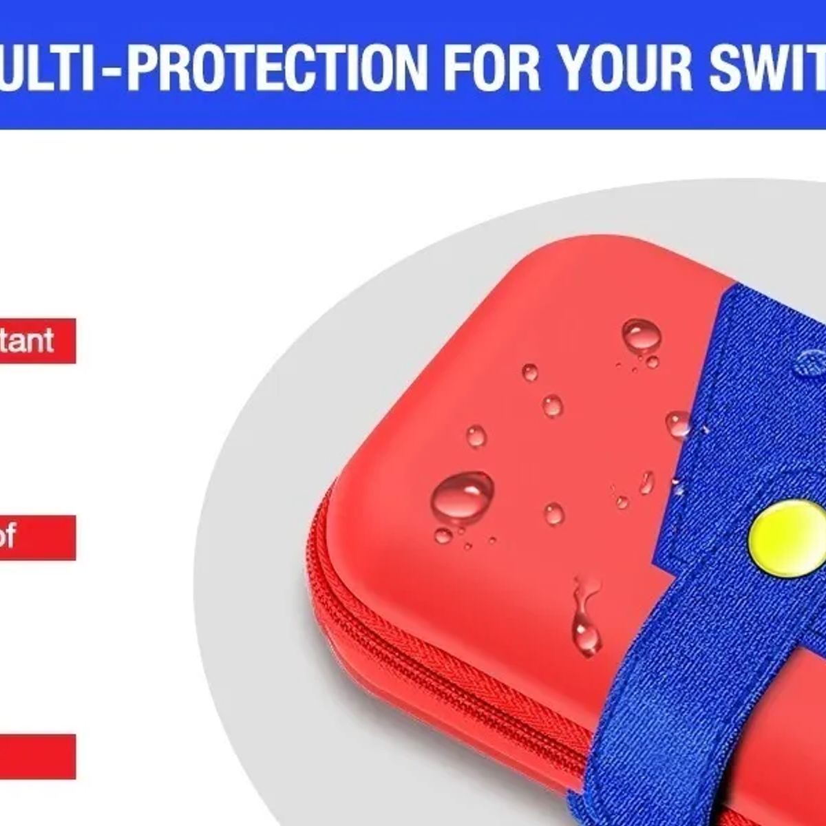 GENERICO - Bolso Estuche Protector Nintendo Switch Alta Resistencia