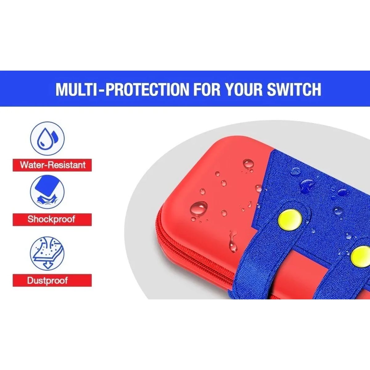 GENERICO - Bolso Estuche Protector Nintendo Switch Alta Resistencia