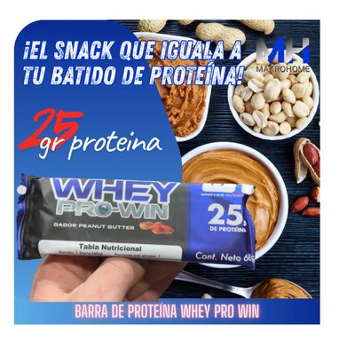 Imagen 2 del producto Pack X6 Barra Proteina Whey Pro Win Keto Friendly Sin Azucar
