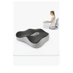 GENERICO - Cojín De Espuma Viscoelástica Para Silla De Ruedas 4338cm Gris Liso