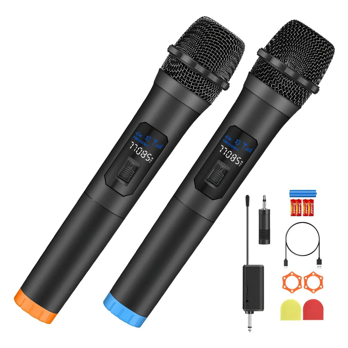 GENERICO - 2pcs Universal Micrófono Inalámbrico Profesional Karaoke