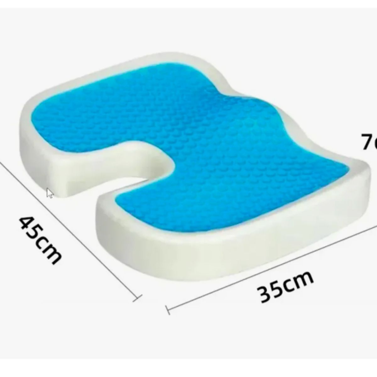 GENERICO - Cojín Coxis Ortopédico Premium Ergonómico Con Memory Foam