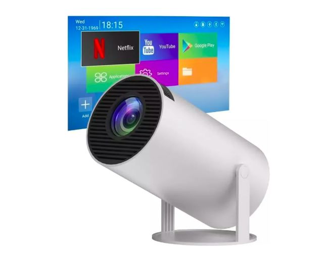 GENERICO Proyector Portátil Mini Hy300pro Ultra Hd 4k Wifi Bluetooth
