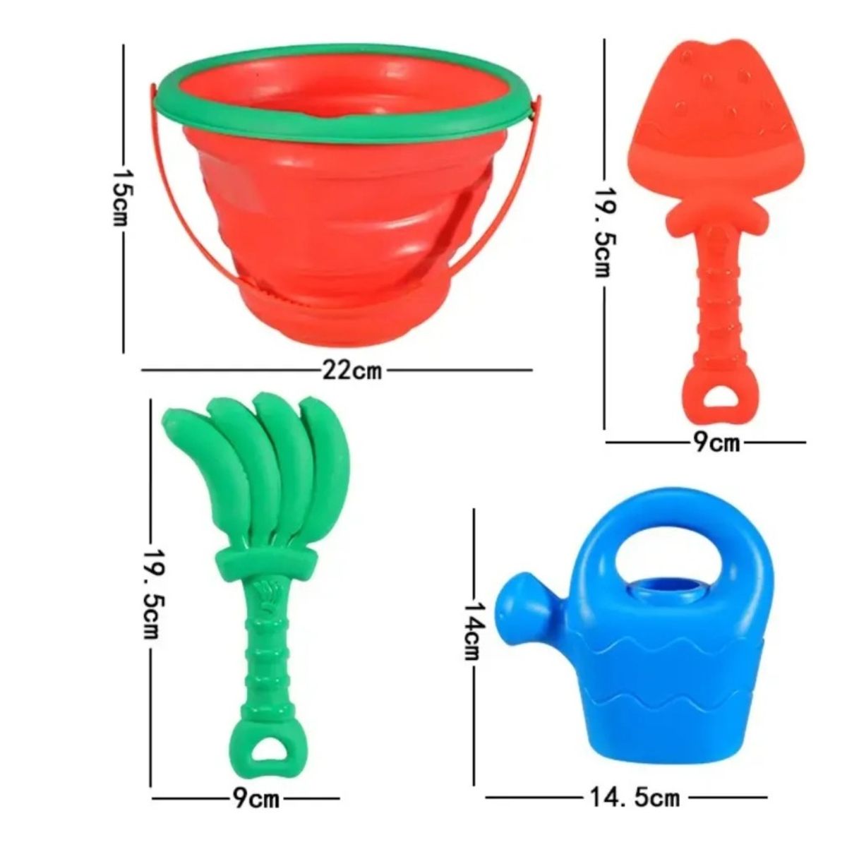 GENERICO - Balde Cubeta De Playa Niños Juguetes Verano Infantil