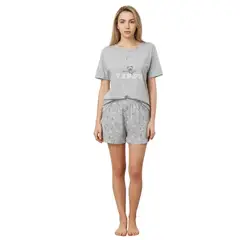 LIKE SHOP - Pijama Mujer Verano Polera Manga Corta Y Short 368