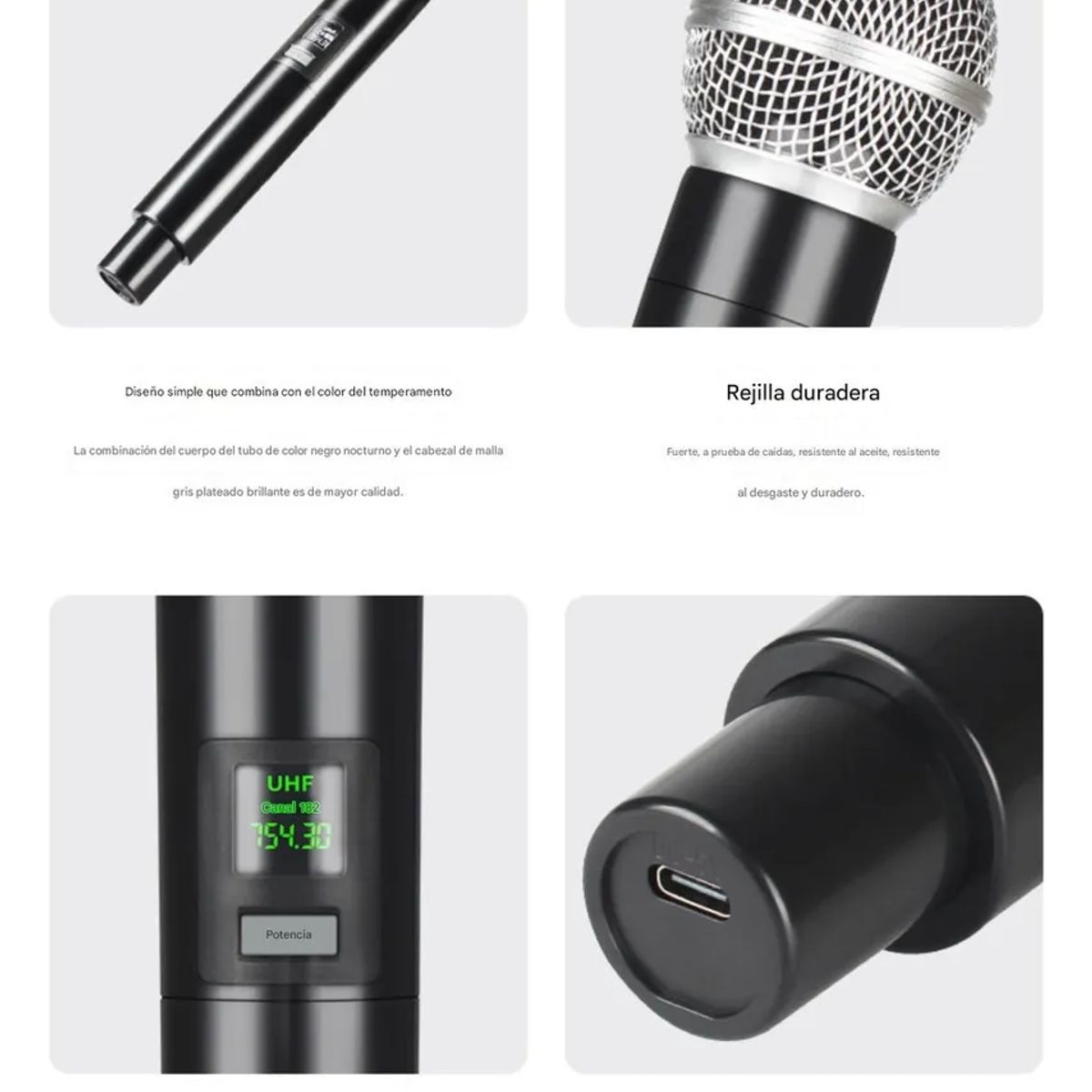 GENERICO - 24g Micrófono Inalámbrico Profesional Para Karaoke Al Aire