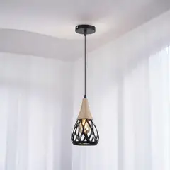 WANT - LAMPARA COLGANTE PORTA E271 CAÑAMO