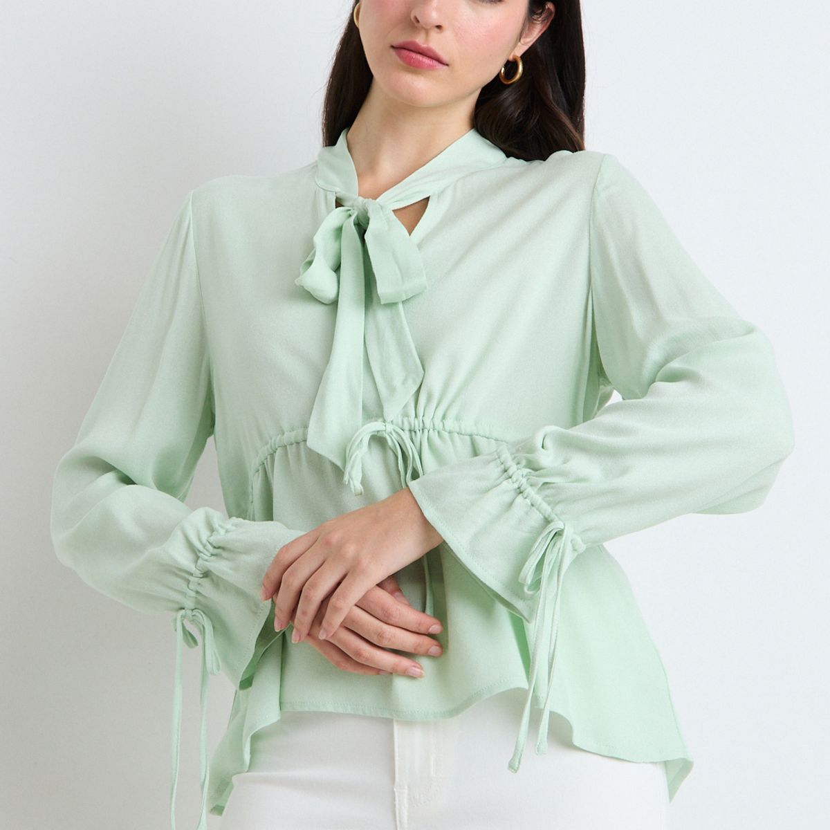 ASH - Blusas Manga Larga Mujer Verde Ash