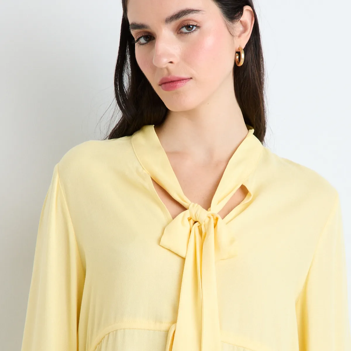 ASH - Blusas Manga Larga Mujer Amarillo Ash