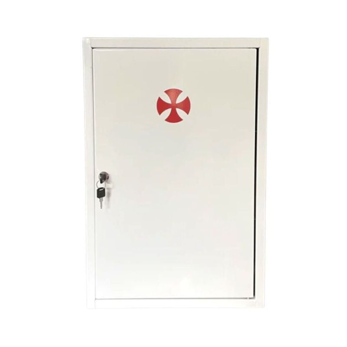 GENERICO - Botiquín Mural Metálico Grande con Insumos  Primeros Auxilios Emergencias