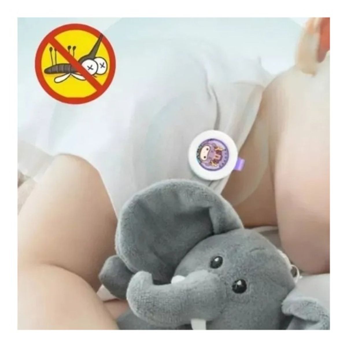 GENERICO - Pack 3 Prendedor Repelente Bebe Anti Mosquitos Y Zancudos