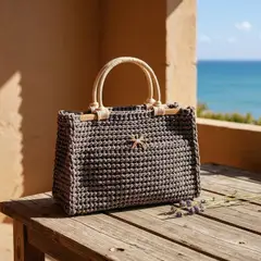 GENERICO - Bolso artesanal de crochet “Peumo”