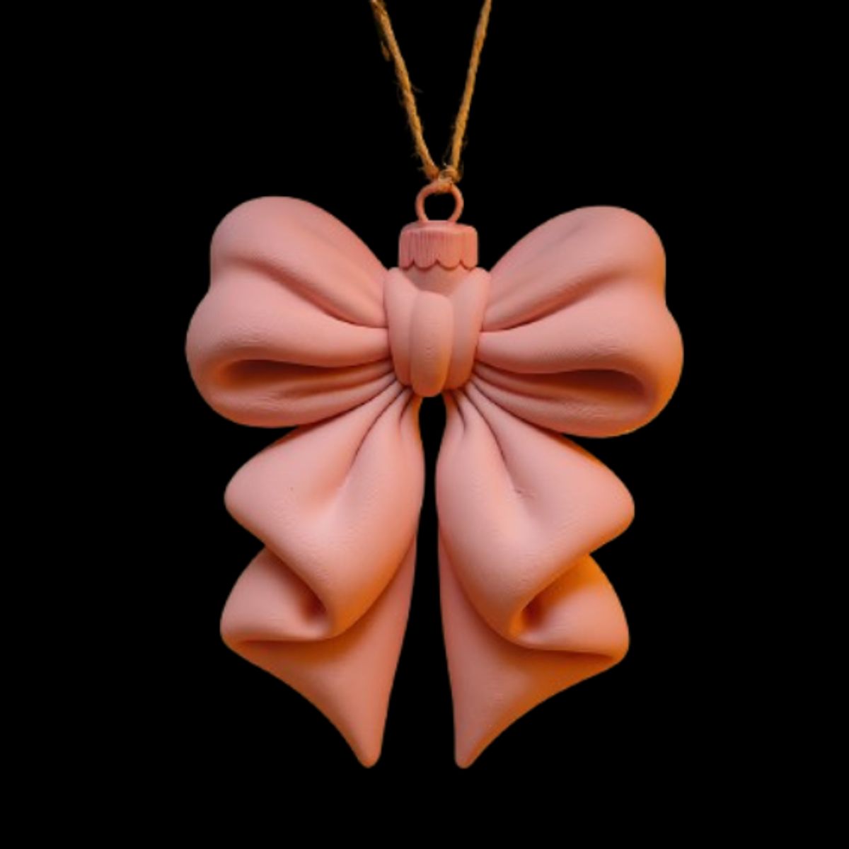 GENERICO - Adorno Navideño - Lazo coqueto Rosado