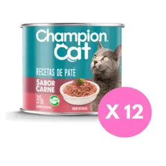 CHAMPION - Cat 12x Lata 315 G Carne
