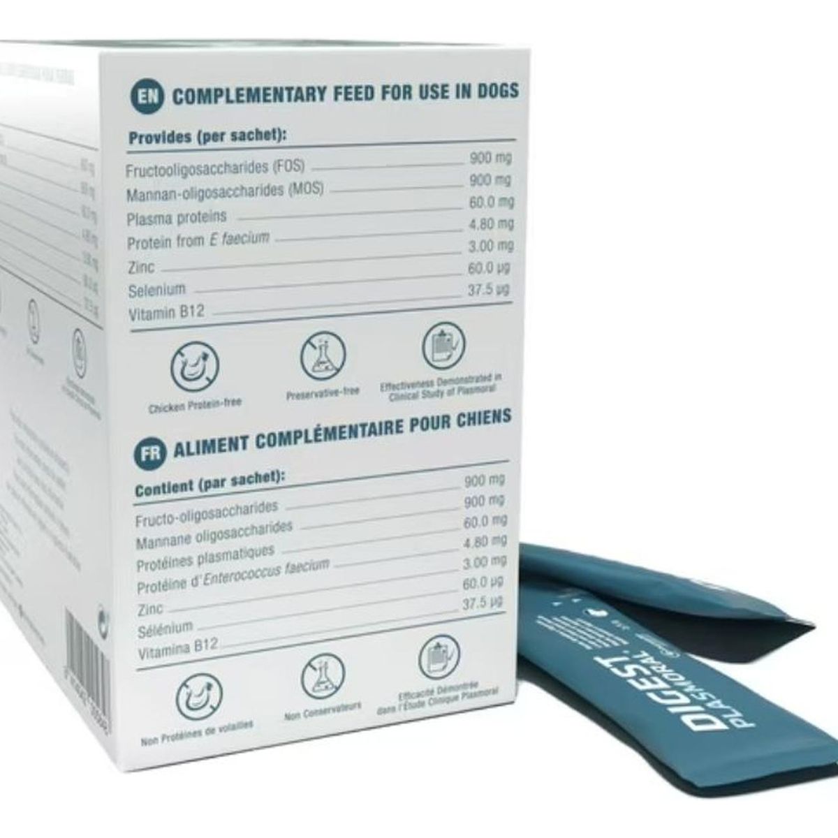 GENERICO - X6 Sachet Digest Plasmoral Perros Razas Grandes