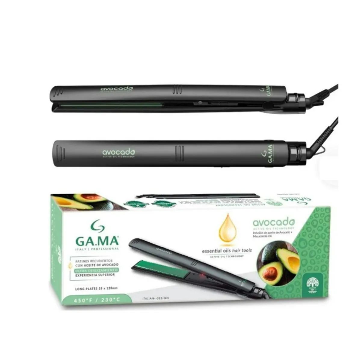 GAMA - PLANCHA ALISADORA CABELLO ELEGANCE AVOCADO ST GAMA