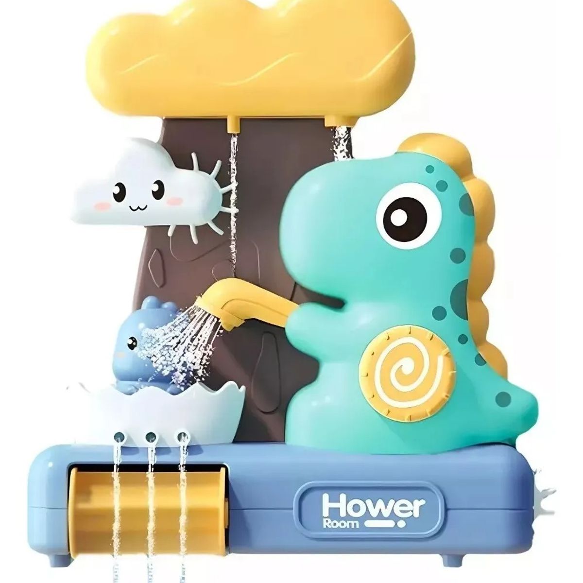 GENERICO - Regadera Rociador De Baño Para Bebes Dinosaurio Juego Ducha