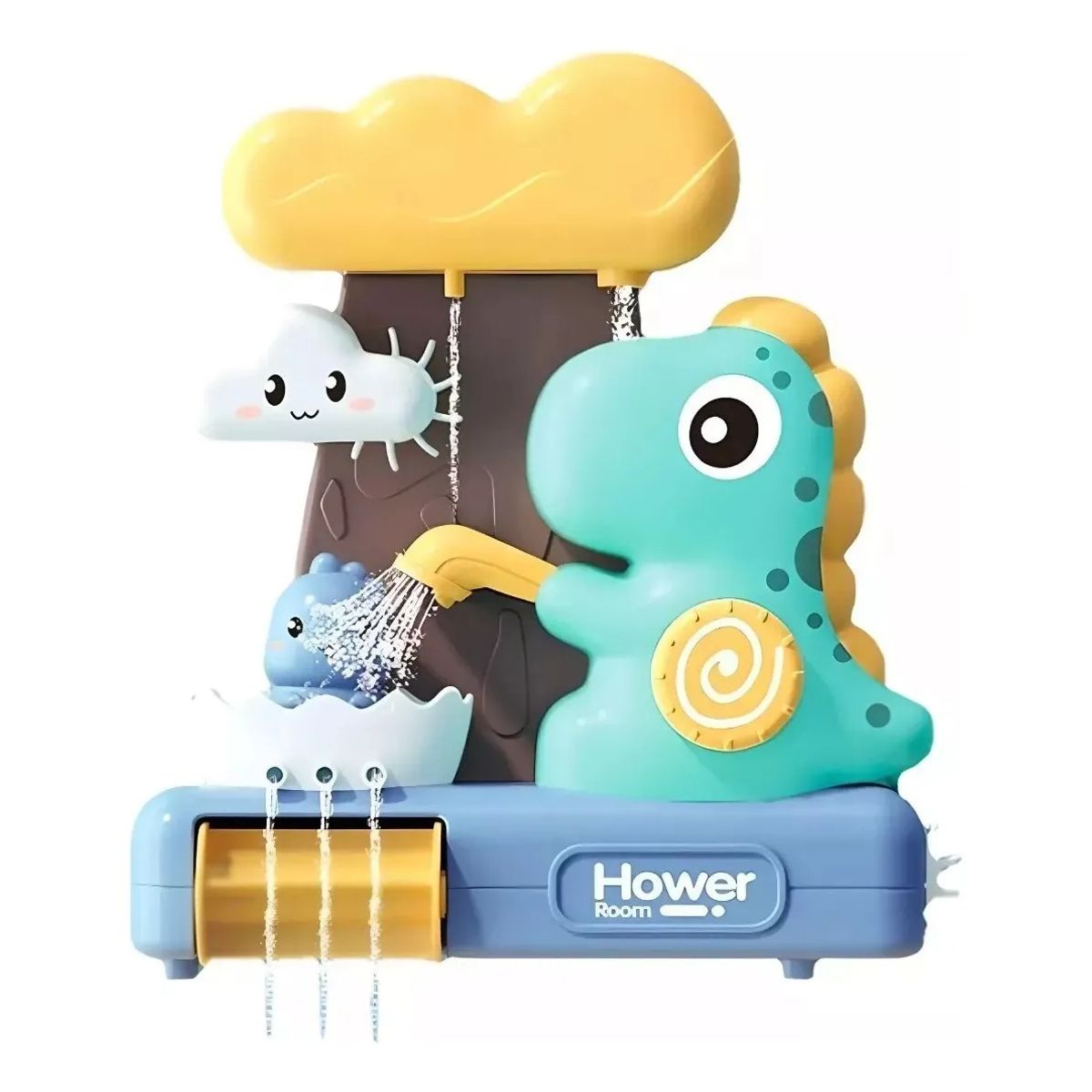 GENERICO - Regadera Rociador De Baño Para Bebes Dinosaurio Juego Ducha