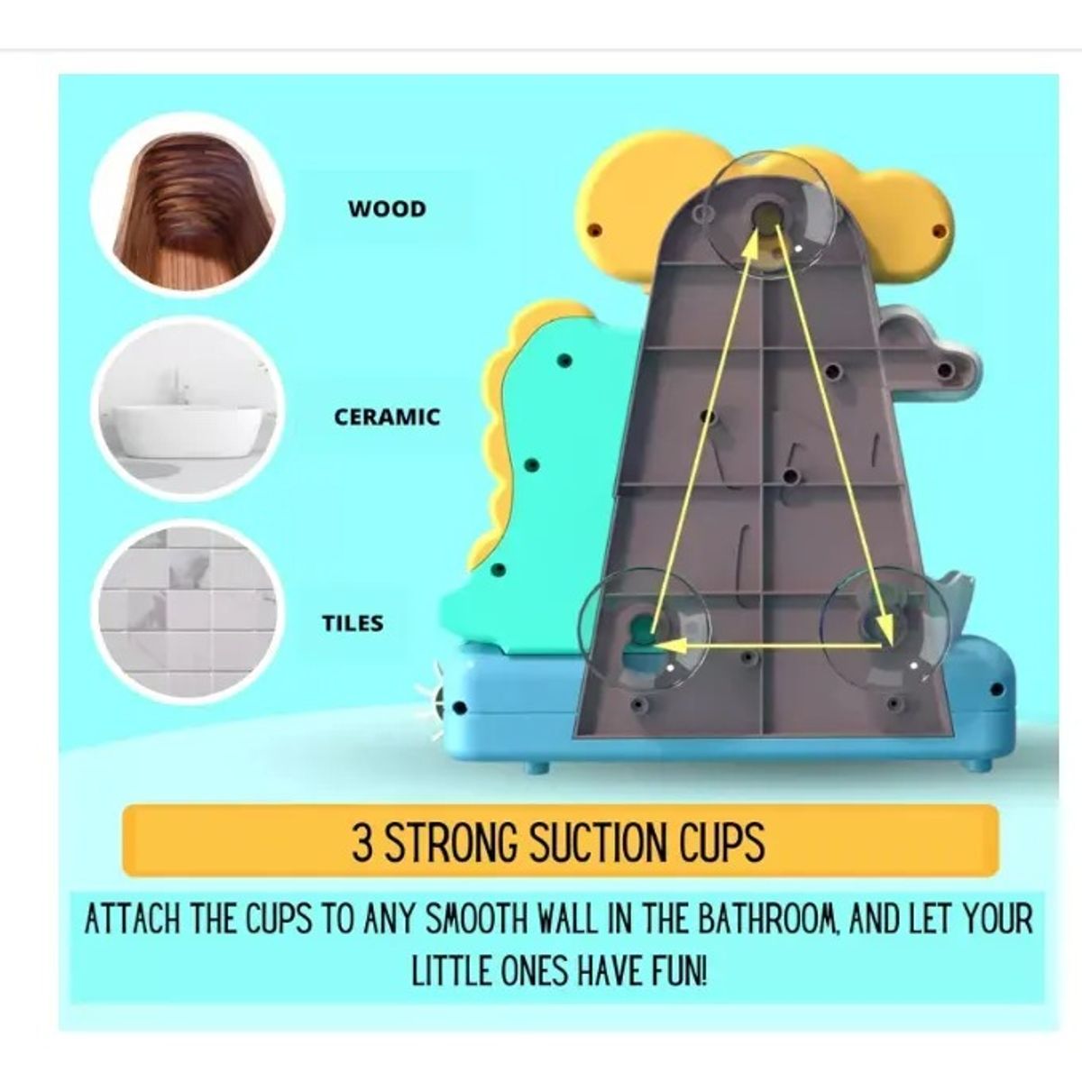 GENERICO - Regadera Rociador De Baño Para Bebes Dinosaurio Juego Ducha