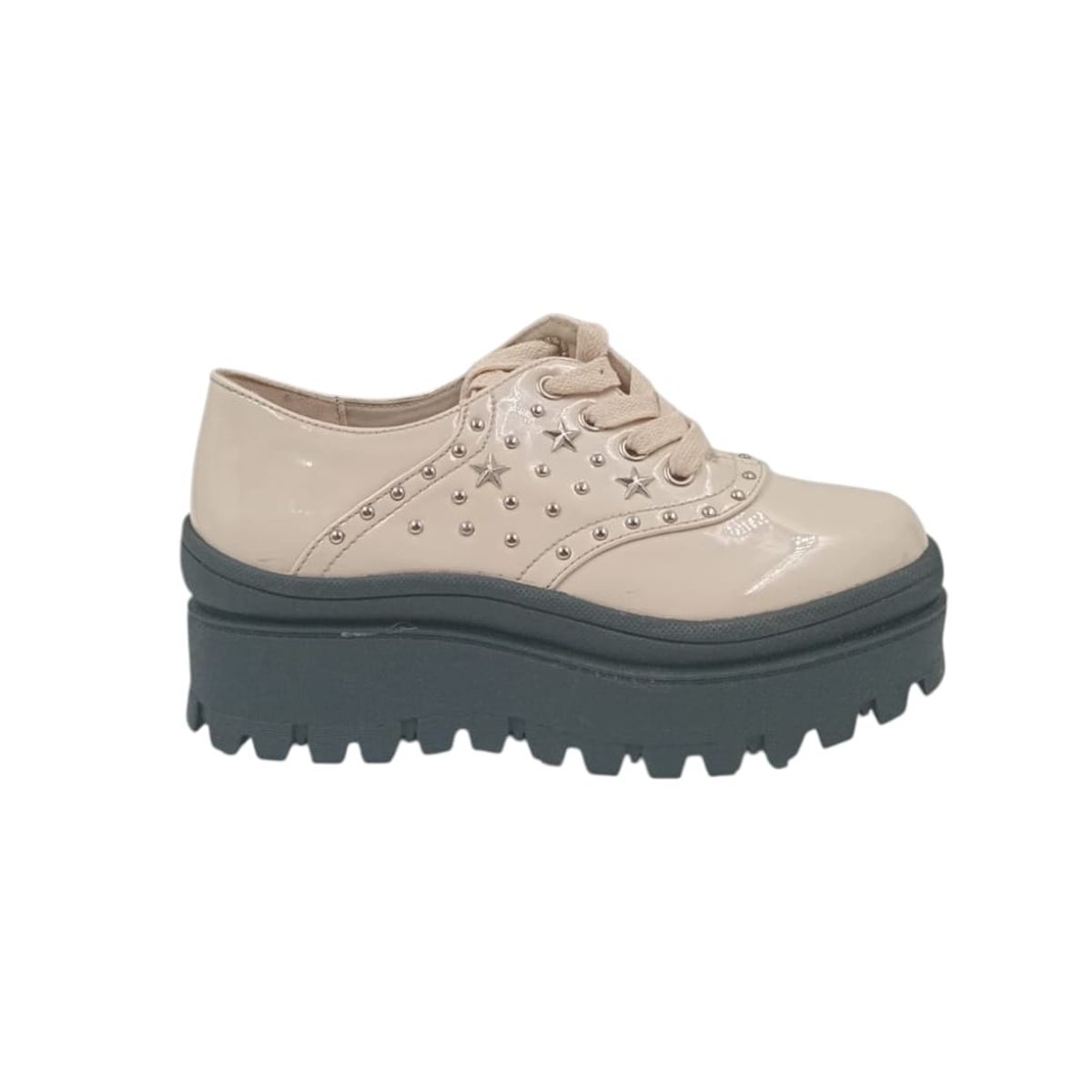 HERIEL - Zapato Beige Plataforma Mujer