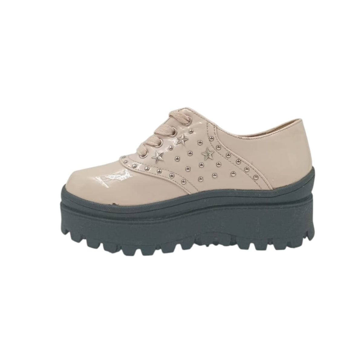 HERIEL - Zapato Beige Plataforma Mujer
