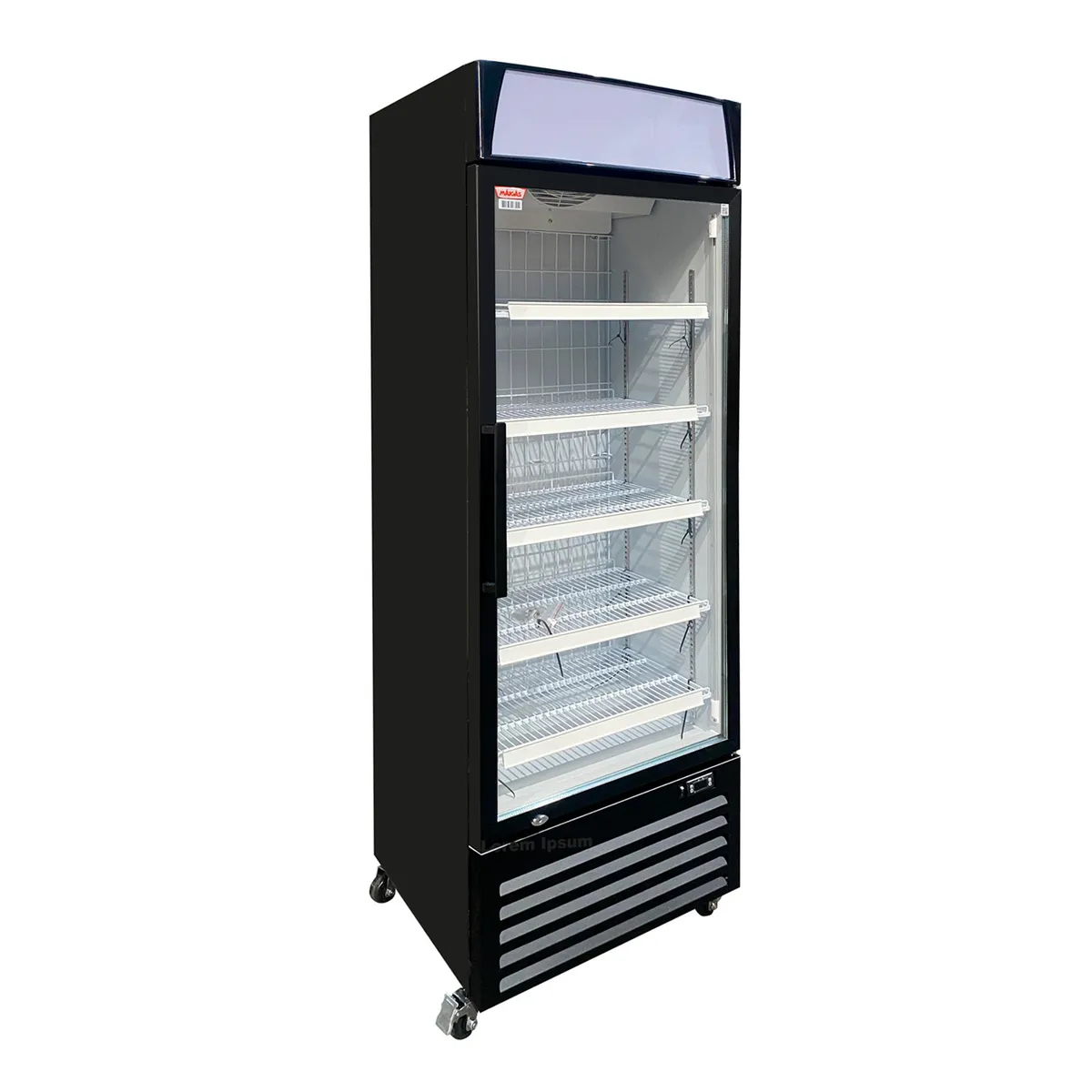 MAIGAS - Freezer Vertical 1 Puerta De Vidrio 400 Litros Maigas FV400