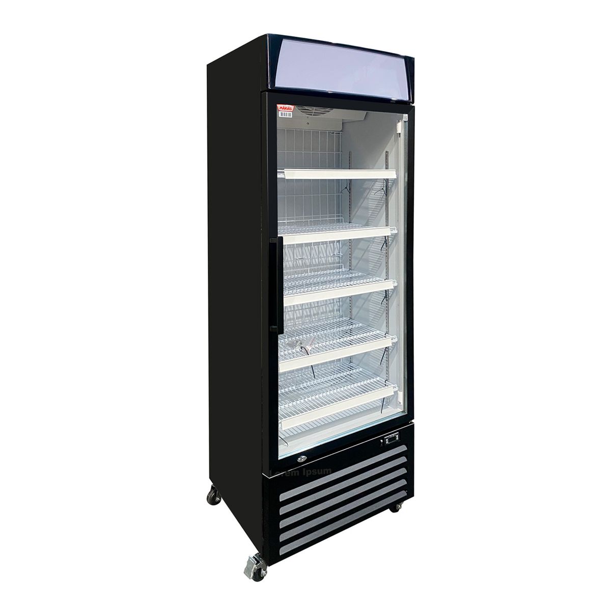 MAIGAS - Freezer Vertical 1 Puerta De Vidrio 400 Litros Maigas FV400