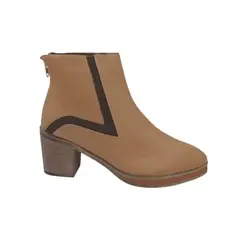 HERIEL - Botín Beige Taco Mujer