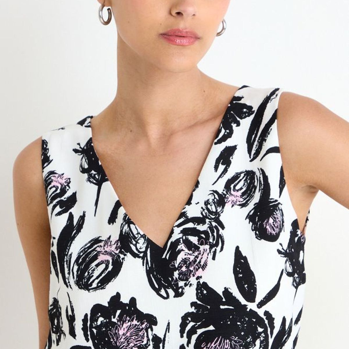 ASH - Blusa Fantasia Cuello En V Mujer Negro Ash