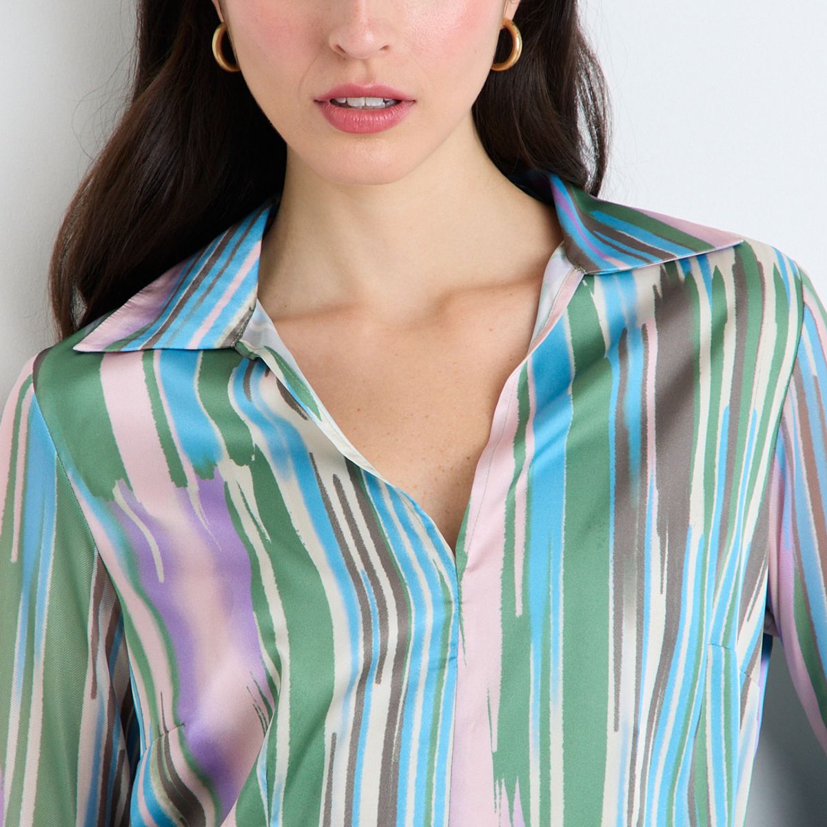 ASH - Blusas Manga Larga Mujer Morado Ash