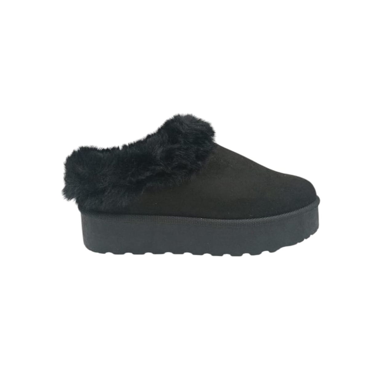 HERIEL - Pantufla Negra Chiporro Mujer