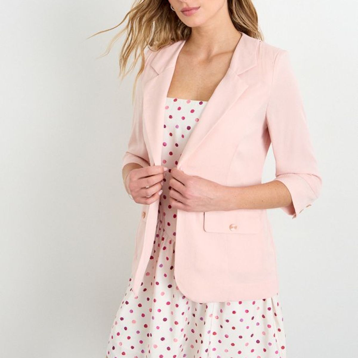 IO - Blazer Liso Mujer Rosa Io