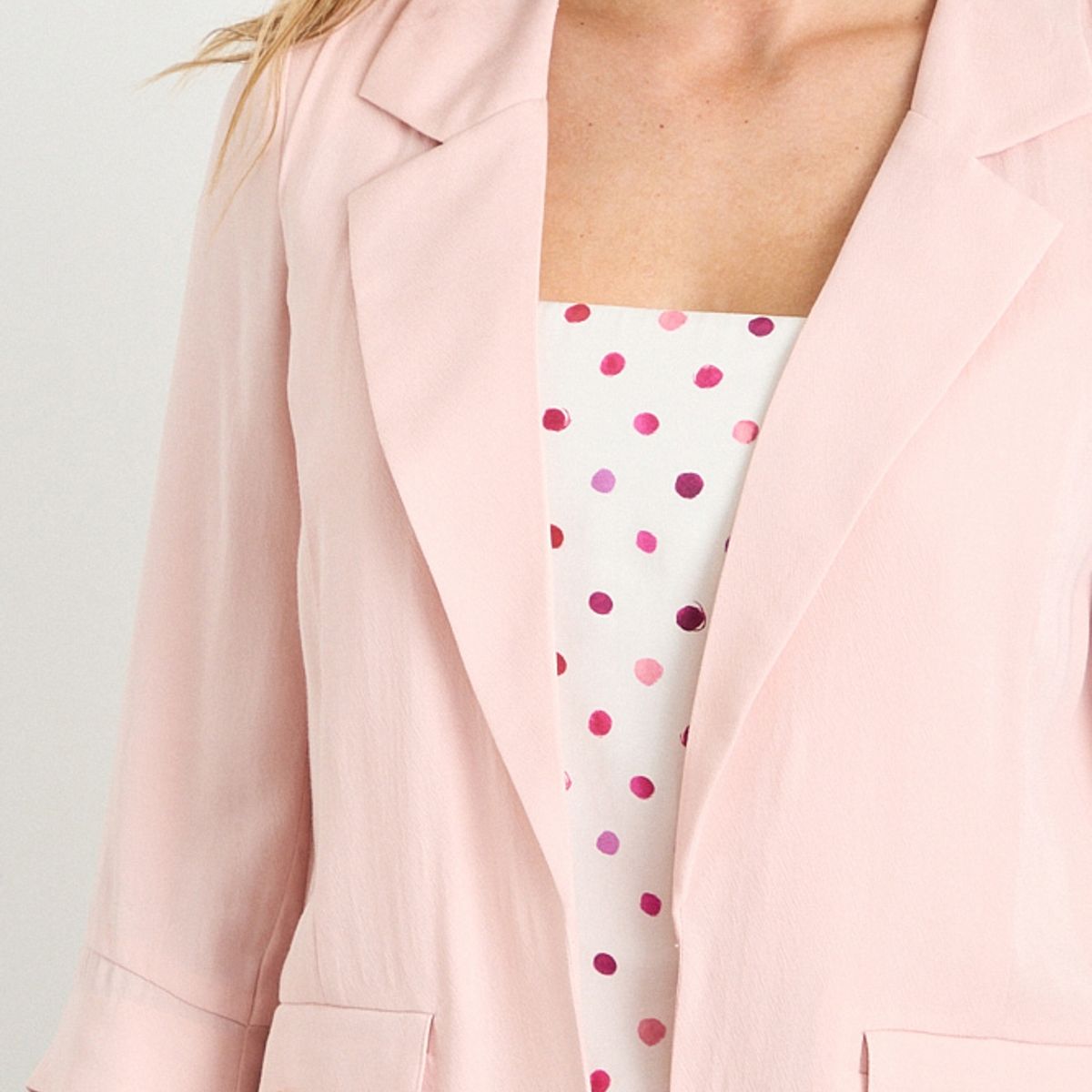 IO - Blazer Liso Mujer Rosa Io