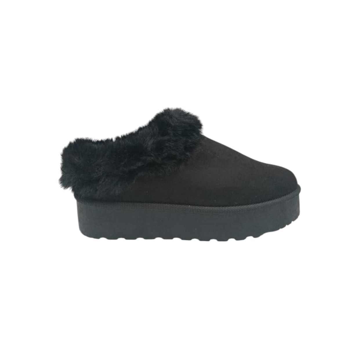 HERIEL - Pantufla Negra Chiporro Mujer