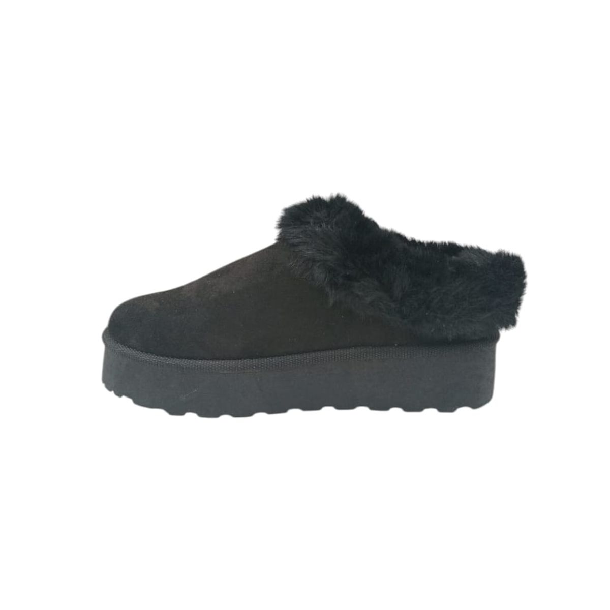 HERIEL - Pantufla Negra Chiporro Mujer