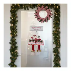 EKOL TACTICA MILITAR - Colgante Adorno Navideño Para Puerta De Navidad Reno Navidad 2025
