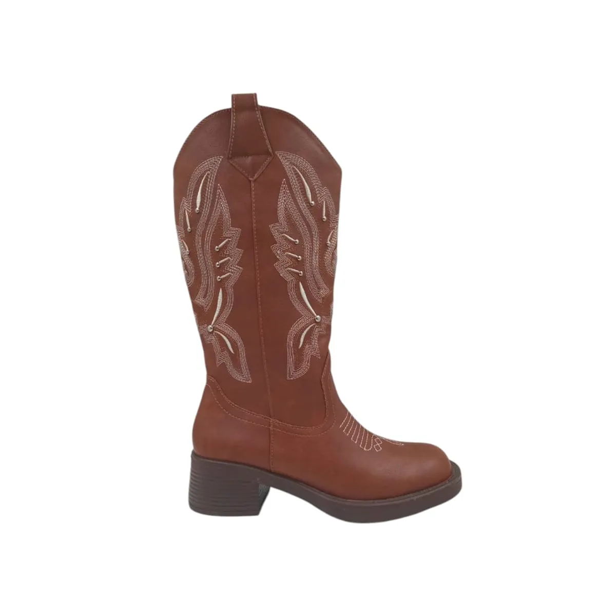 HERIEL - Bota Café Taco Mujer