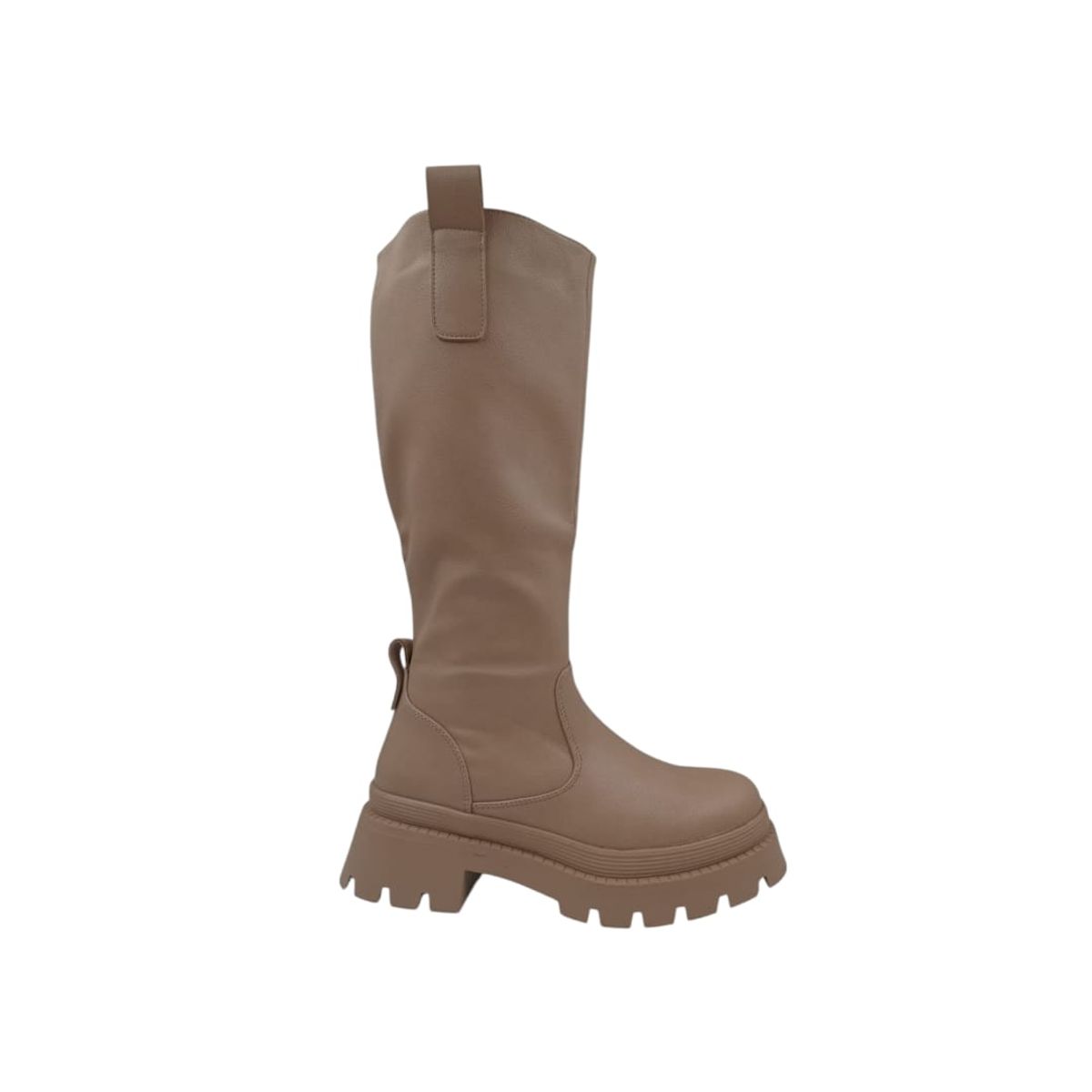 HERIEL - Bota Beige Plataforma Mujer